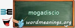 WordMeaning blackboard for mogadiscio